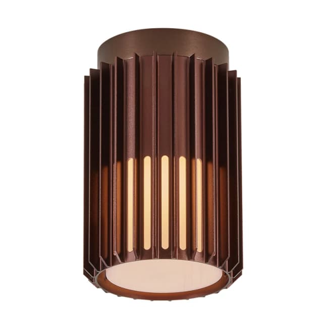 Nordlux Aludra Outdoor Ceiling Light Brown Aluminium E27 Coastal/Marine Safe - Mains Powered, IP54 Brown Unisex