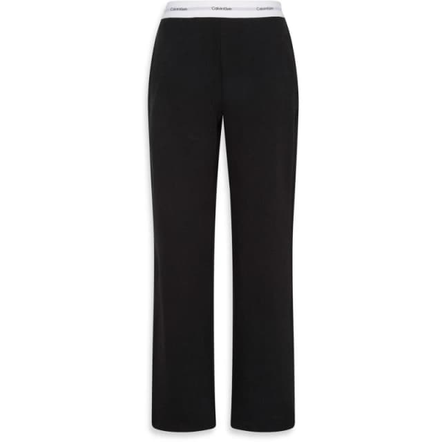 Calvin Klein Womens Open Hem Jersey Joggers Black female 14 (L)