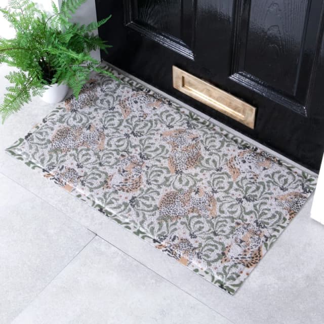 Native Natural Leopard Leaf Doormat (70 X 40Cm)
