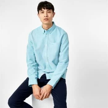 Jack Wills Ainsworthy Stripe Oxford Shirt - Mint