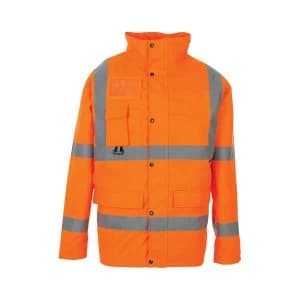 High Visibility Breathable Jacket 2XL Multifunctional Orange