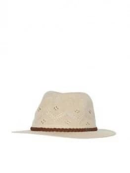 Barbour Flowerdale Trilby Hat - Cream