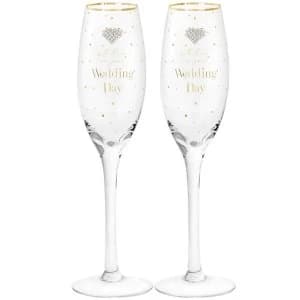 Mad Dots Wedding Flutes By Lesser & Pavey