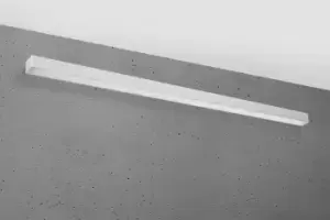 Pinne Integrated LED Flush Wall Lights Grey 145cm 4000K