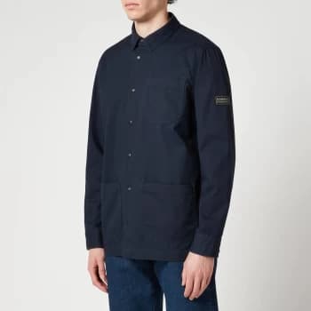 Barbour International Mens Coil Overshirt - Night Sky - L