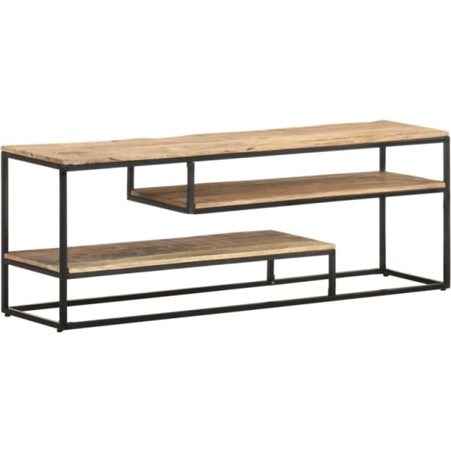 VIDAXL TV Cabinet 130x30x45cm Rough Mango Wood Vidaxl 8720286105153