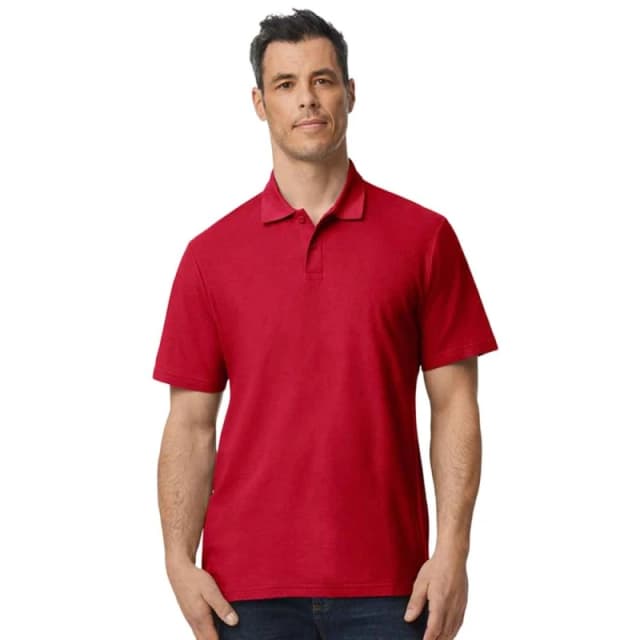 Gildan Softstyle Polo Shirt in Red Size: Small Red Unisex S