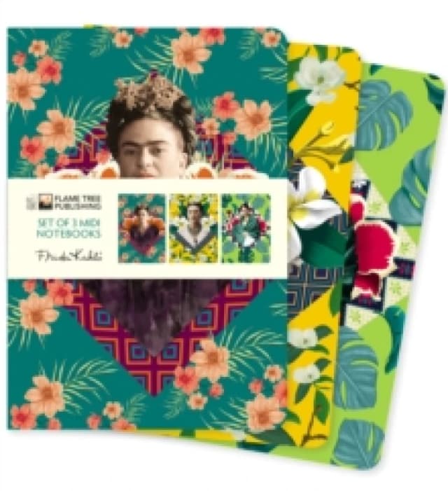 Frida Kahlo Set of 3 Midi Notebooks Notebook / blank book