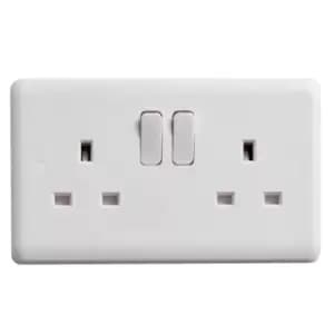 Vimark Curve 13A Double Socket - VC1209S - 241465