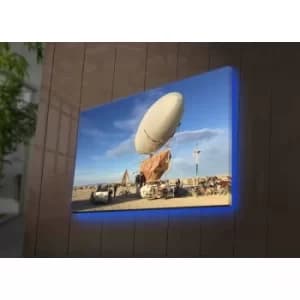 4570DACTBURN-005 Multicolor Decorative LED Lighted Canvas Painting