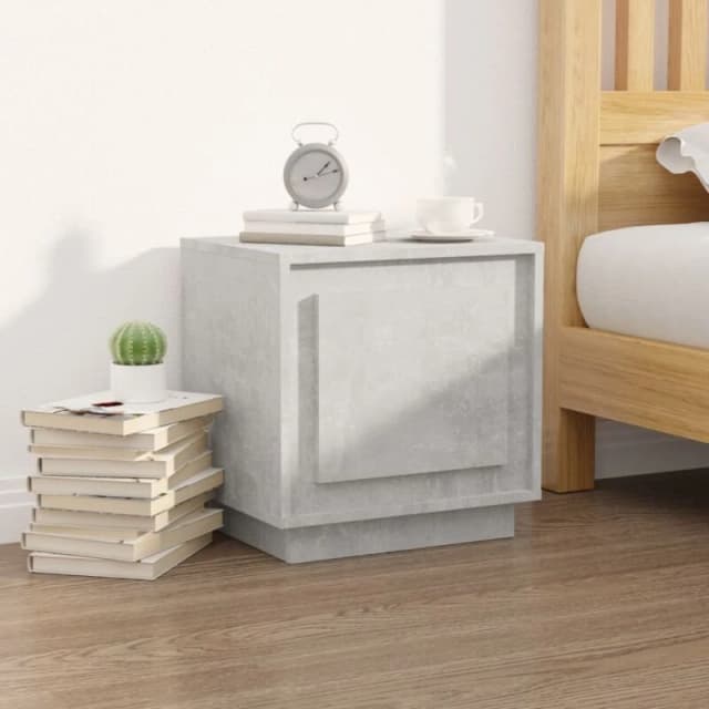 VIDAXL Bedside Cabinet Concrete Grey 44x35x45cm Engineered Wood Vidaxl 8720845794262