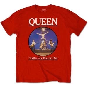 Queen - Another One Bites The Dust Unisex Large T-Shirt - Red
