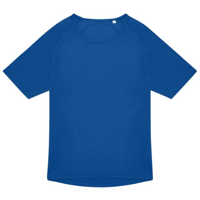 B&C Mens Active T-Shirt in Blue Size: XS Blue Male XS