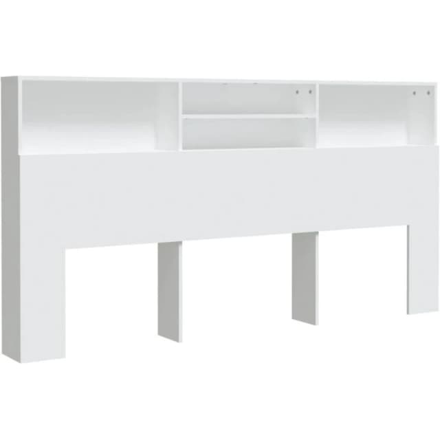 VIDAXL Headboard Cabinet White 200x19x103.5cm Vidaxl 8720286966723