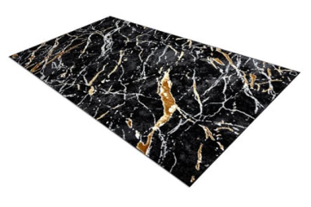 RugsX Allure Rug in Black Size: 200cm x 290cm Black Unisex 200cm x 290 cm