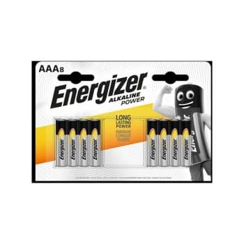 Alkaline Power Batteries AAA Pack 8 - S9338 - Energizer