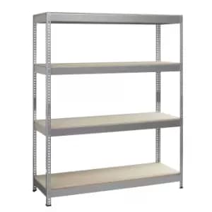 Really Useful 4 Shelf Metal & Chipboard Shelving Unit
