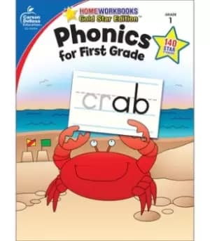 Phonics for First Grade Grade 1 by Carson-Dellosa Publishing