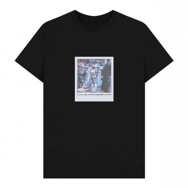 Friends Friends Men Could I Be Wearing Anymore Clothes T-Shirt in Black Size: Small Black S Male 5063806855989