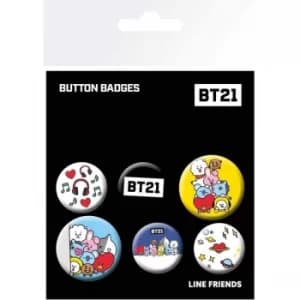 BT21Pack of Youth Pins Unisex