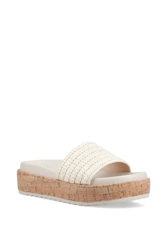 Rocket Dog Womens Faye Alti Raffia Sandal in Natural Size: 5 Natural Female 5