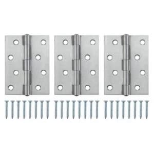 Stainless Steel Butt Hinge Pack of 3