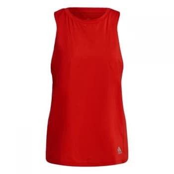 adidas Own The Run Tank Top Womens - Vivid Red