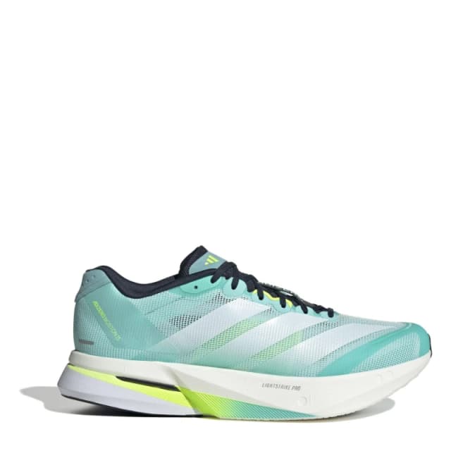 adidas Adizero Boston 13 Road Running Shoes Mens Flash Aqua male 11 (46)