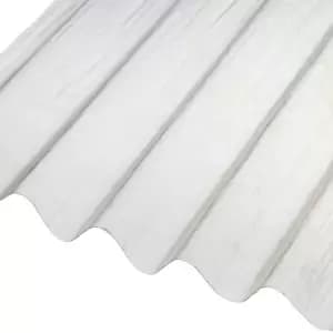 Corrubit Clear Polyester (Pes) Corrugated Roofing Sheet (L)2M (W)950mm (T)0.8mm