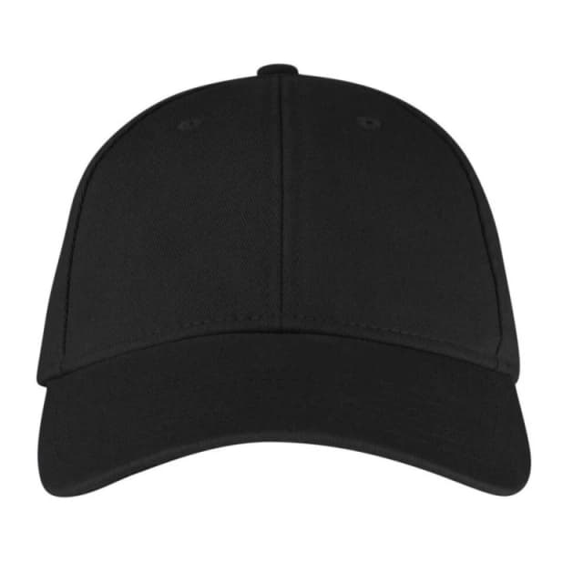James Harvest Mens L.A Brushed Cotton Baseball Cap in Black Male One Size