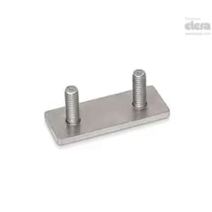 ELESA Plate for jointed hinge-GN 2376-NI-40-15-MT
