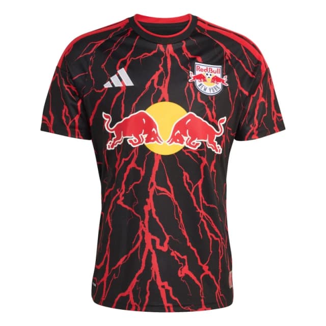 adidas Mens New York Red Bulls Home Shirt 2026 2027 Black/Red male S