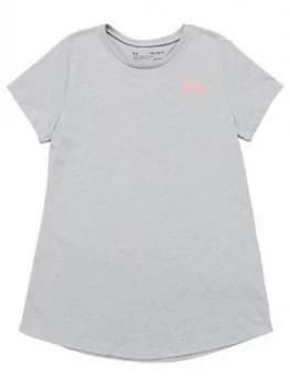 Urban Armor Gear Childrens Live Short Sleeved Crew T-Shirt - Grey Pink