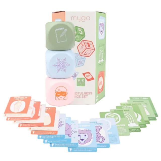 Myga Mindful Dice And Card Set, Multi RY2042