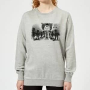 Toy Story Evil Dr Pork Chop Speech Womens Sweatshirt - Grey - 3XL