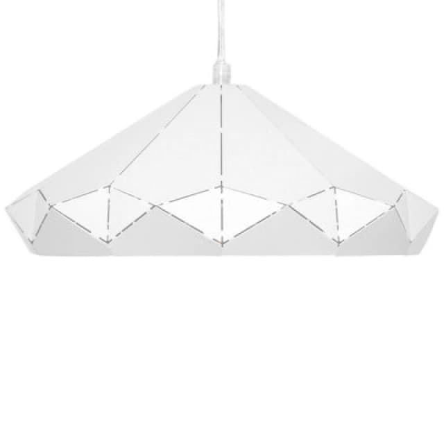 Beliani Pendant Lamp Nevola Metal White