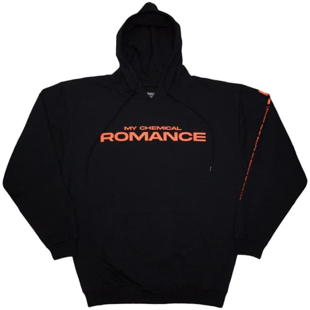 My Chemical Romance My Chemical Romance Men Romance Bullets Back Print Hoodie in Black Size: Small Black S Male 5063806637707