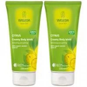 Weleda Body Care Citrus Creamy Body Wash 200ml x 2