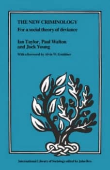 The New Criminology by Ian Taylor Paperback