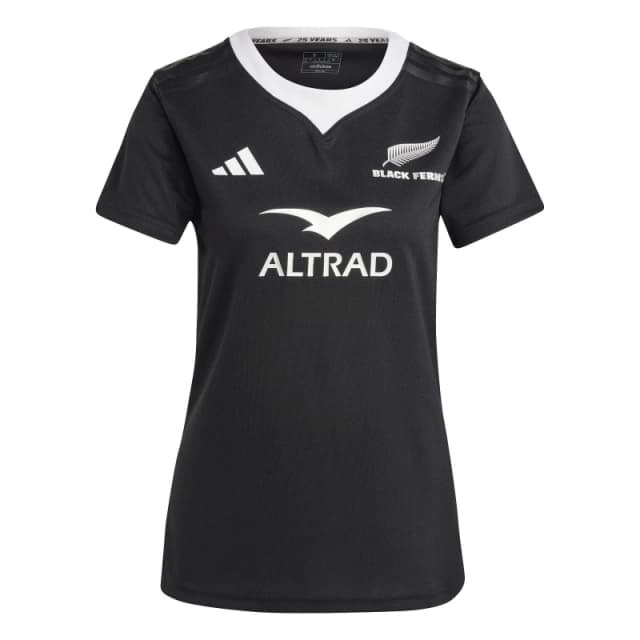 adidas Black Ferns Home Shirt 2024 Womens Black XS