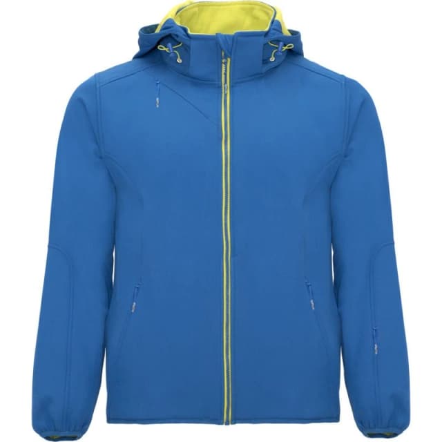 ROLY ROLY Men Siberia Soft Shell Jacket in Blue Size: X-Small Blue XS Male 5063470467112