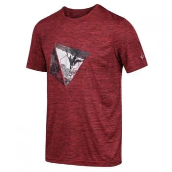 Regatta Red 'Fingal V' Active Printed T-Shirt - S