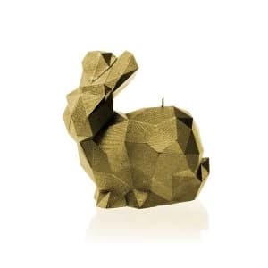 Classic Gold Large Rabbit Candle