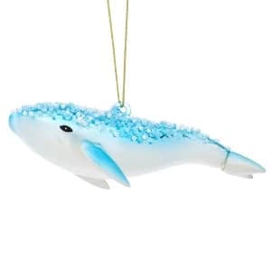 Sass & Belle Glitter Humpback Whale Shaped Bauble