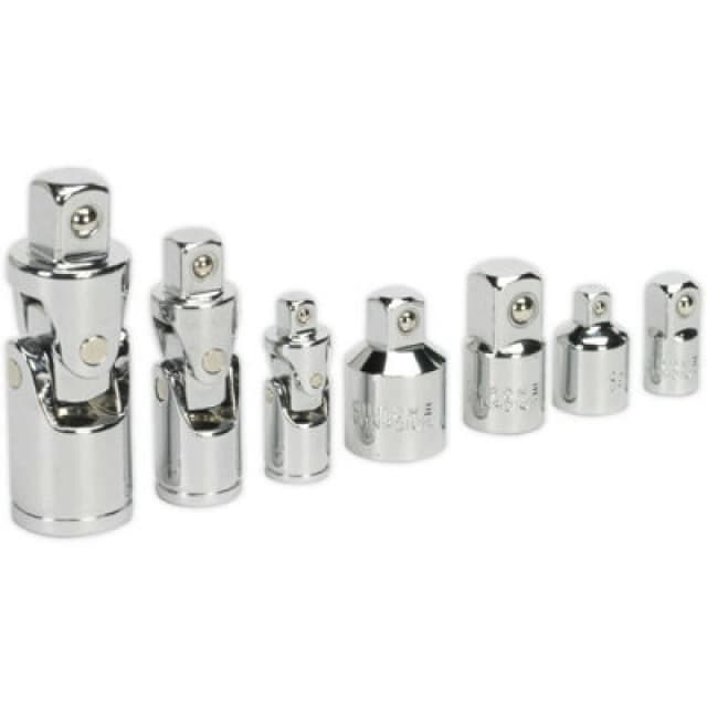 Loops 7 PACK - Male to Female Socket & Joint Adapter Size Converters - Square Drive Multi