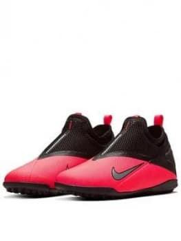 Nike Junior Phantom Vision Academy Dynamic Fit Astro Turf Football Boots - Red/Black