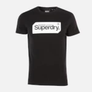 Superdry Mens Core Logo Tag T-Shirt - Black - L