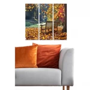 MDF151501787 Multicolor Decorative MDF Painting (3 Pieces)