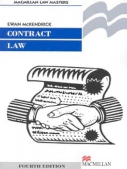 Contract Law by Ewan Mckendrick Book