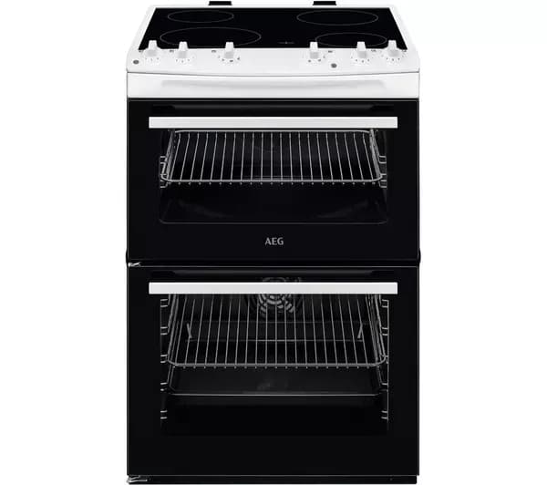 AEG 5000 Series 60cm Electric Cooker - White 948904371 White